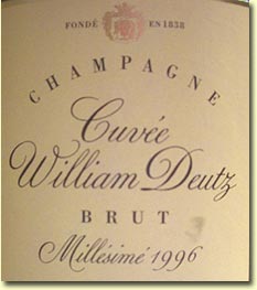 1996 Deutz Cuvee William Deutz