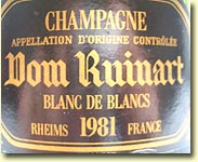 1981 Ruinart Dom Ruinart Blanc de Blancs