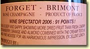 NV Forget-Brimont Premier Cru Brut Rose back label