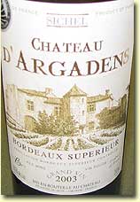 CHATEAU D'ARGADENS 2003