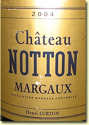 CHÂTEAU NOTTON 2004