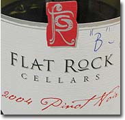 001545 FLAT ROCK PINOT NOIR 2004, Niagara Peninsula