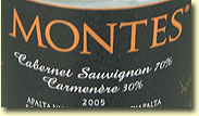 MONTES LIMITED SELECTION CABERNET SAUVIGNON/CARMENÈRE 2005