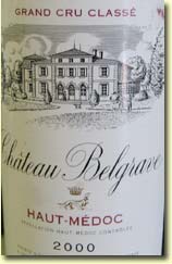 CHATEAU BELGRAVE 2000