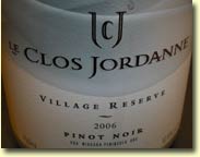 LE CLOS JORDANNE VILLAGE RESERVE PINOT NOIR