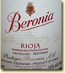 BERONIA TEMPRANILLO ELABORACIÓN ESPECIAL 2006