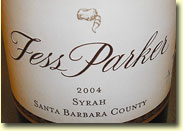 FESS PARKER SYRAH 2004