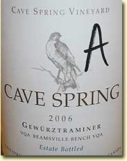 CAVE SPRING ESTATE GEWURZTRAMINER