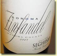 SEGHESIO SONOMA ZINFANDEL 2007 