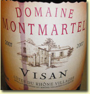 DOMAINE MONTMARTEL VISAN 2007