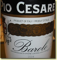 PIO CESARE BAROLO 2004