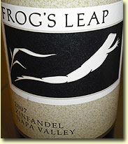 FROG'S LEAP ZINFANDEL 2007