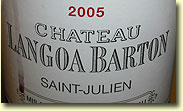 CHATEAU LANGOA BARTON 2005