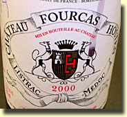 CHATEAU FOURCAS HOSTEN