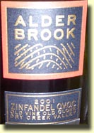 Alderbrook Zin