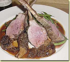 Rack of Albertan lamb