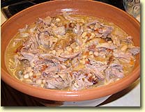 cassoulet ready for the oven