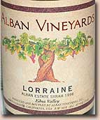 1996 Alban Lorraine Syrah