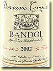 Domaine Tempier Bandol La Tourtine