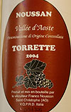 2004 Vallée d’Aoste Torrette, Franco Noussan