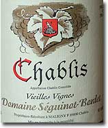 2003 Domaine Sguinot-Bordet Chablis