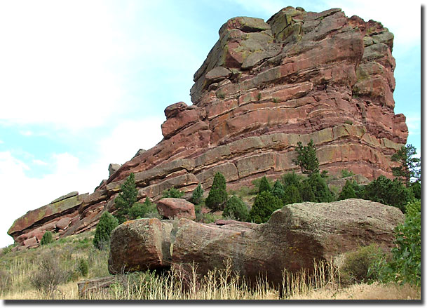 Ship Rock from outside the amphitheater.