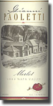 1999 Paoletti Napa Merlot