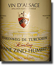 2000 Zind Humbrecht Reisling Alsace Herrenweg de Turkheim