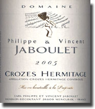 2005 Domaine Phillipe & Vincent Jaboulet Crozes Hermitage